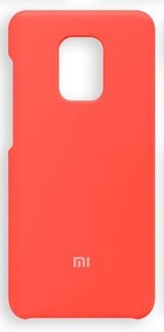 Силиконовый чехол Silicone Cover для Xiaomi Redmi Note 9 Pro / Note 9S (Светло-красный)