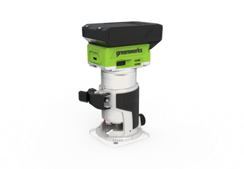 Фрезер аккумуляторный Greenworks G24RO Арт. 3502507, 24V, бесщеточный, без АКБ и ЗУ