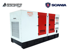 Дизельный генератор Азимут АД-300С-Т400-1РКМ22 Scania в кожухе