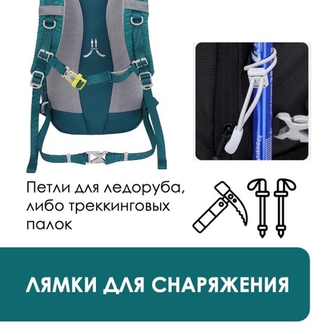 Картинка рюкзак городской Nevo Rhino 5165-NW Lake Blue - 8