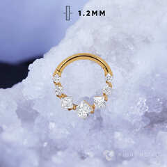 Кликер Magic Crystal PVD Yellow 1.2мм