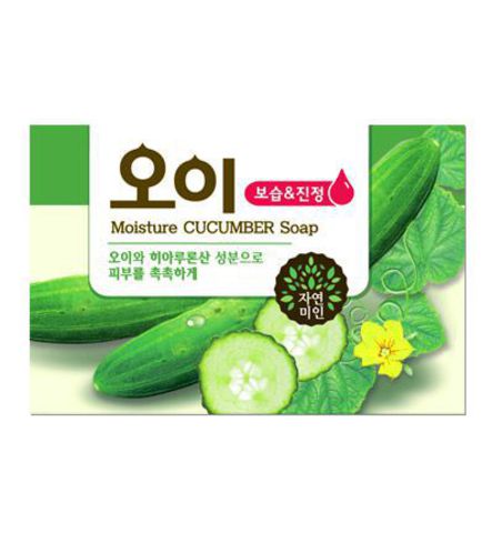 Mukunghwa Soap Мыло огуречное, 100 г Moisture Cucumber Soap 100 г