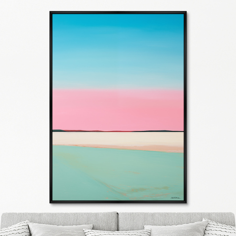 ArtNoMore - Репродукция картины на холсте Landscape collection, Lines of Blue, No 2, 2024г.