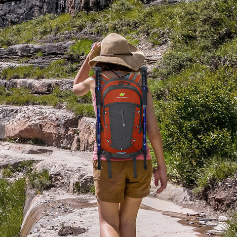 Картинка рюкзак туристический Nevo Rhino 9242-35L Orange - 5