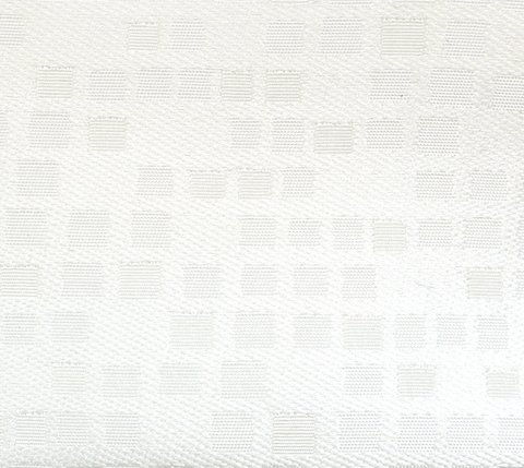 Портьерная ткань двухсторонний жаккард Домино белый