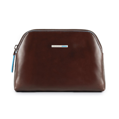 Косметичка Piquadro Blue Square, коричневый, кожа натуральная (BY3794B2/MO)