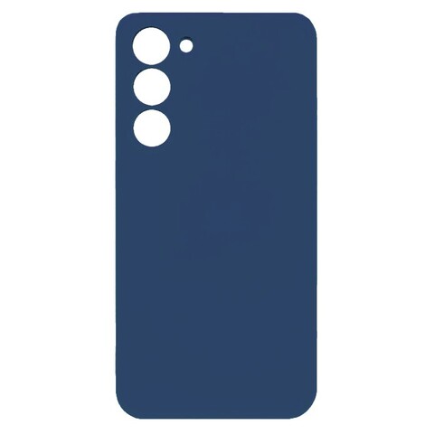 Силиконовый чехол Silicone Cover для Samsung Galaxy S23 Plus (Темно-синий)