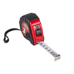 Рулетка Кедр, 3 способа фиксации, обрезиненная, 3 м x 16 мм