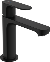 Смеситель для раковины 110, с донным клапаном, черный Hansgrohe Rebris S CoolStart 72519670