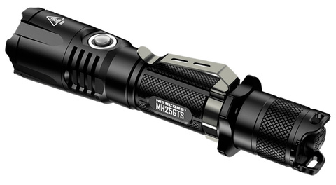 Фонарь ручной Nitecore MH25GTS черный лам.:светодиод. 18650x2 (18268)