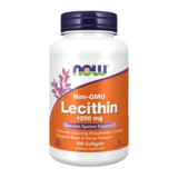 Лецитин 1200 мг, Lecithin 1200 mg, Now Foods, 100 капсул 1