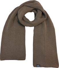 Классический двойной шарф ANRU выполнен в светло-коричневом цвете