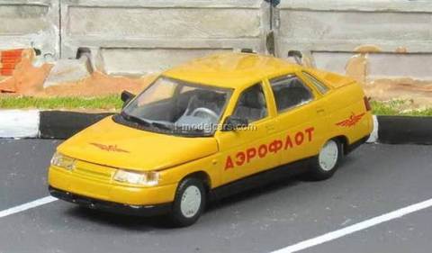 VAZ-2110 Lada Aeroflot service Airport Agat Mossar Tantal 1:43