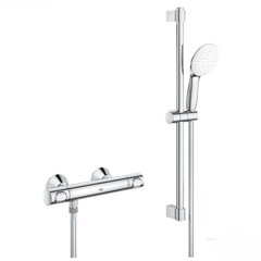 GROHE 34796001 Grohtherm 500 термостат для душа с душевым гарнитуром, цвет хром (замена 34796000) фото