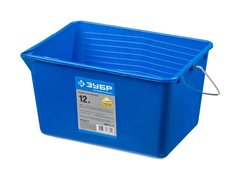 ЗУБР 12 л, высокопрочное, малярное пластиковое ведро, Профессионал (0609-12)