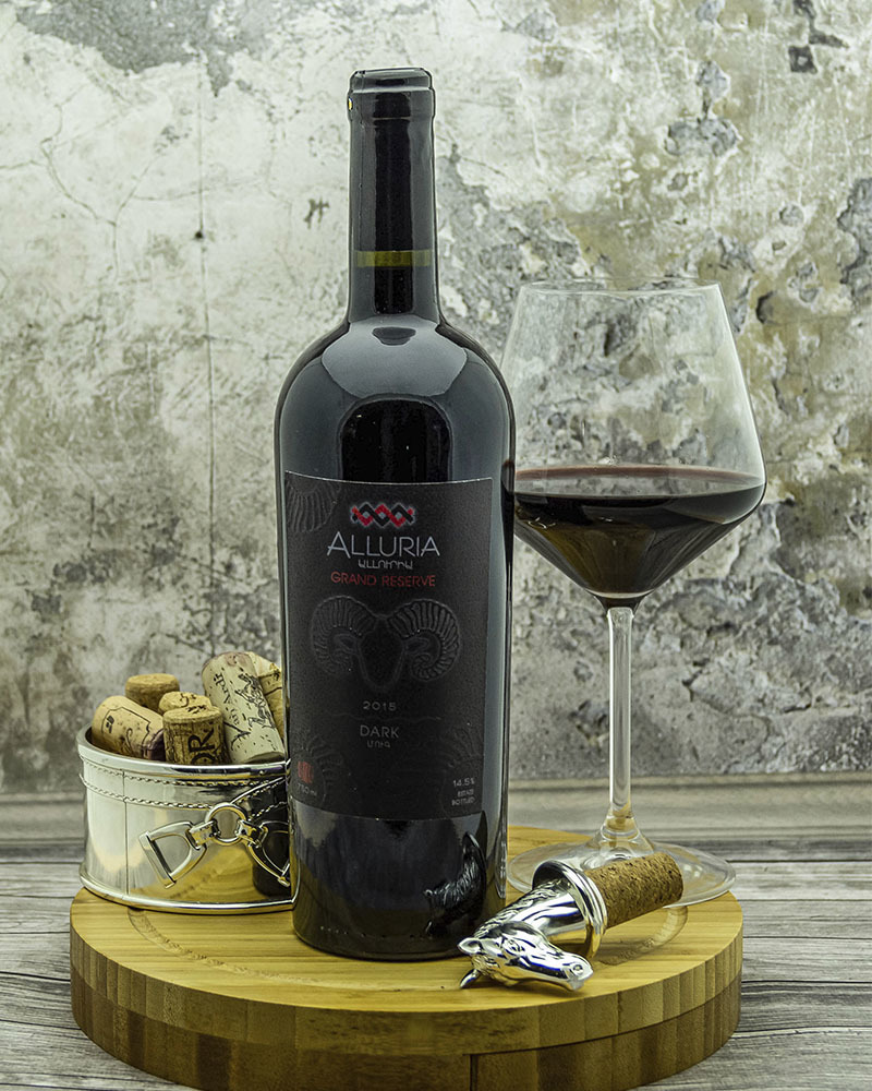 Вино Alluria Гранд Резервное Красное Сухое 2015 г.у. 14,5%, 0,75 л.