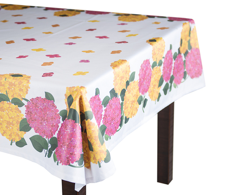 Скатерть 140x140 Blonder Home Florence розовая