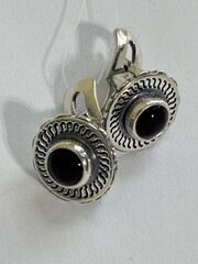Галактика (серьги из серебра)