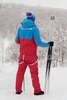 Утеплённая прогулочная лыжная куртка Nordski Montana RUS Blue-Red мужская