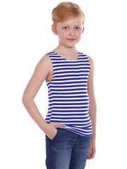 Майка-тельняшка на мальчика///Расцветки моделей обновляются каждую неделю. ОСТАВЛЯЕМ ЗА СОБОЙ ПРАВО отправить расцветку, которая есть на складе.