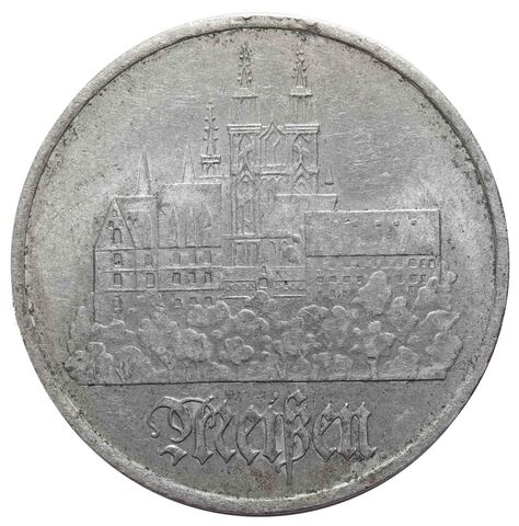 5 марок. Город Мейсен. (A). Германия-ГДР. Медноникель. 1972 год. VF