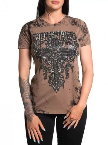 Affliction | Футболка женская SOLACE AW25240 перед