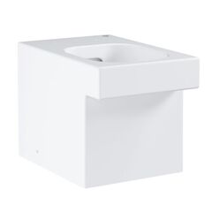 УНИТАЗ НАПОЛЬНЫЙ ПРИСТАВНОЙ БЕЗОБОДКОВЫЙ GROHE CUBE CERAMIC 3948500H
