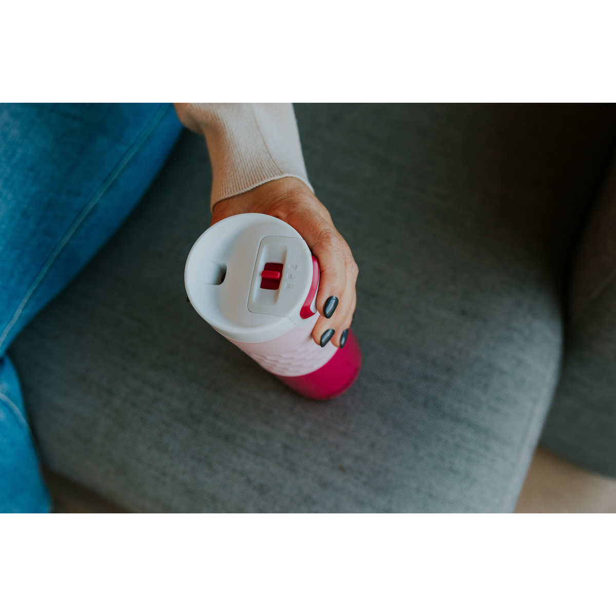 Термокружка Kambukka Etna Grip (500 мл), Ярко-розовый, арт. 11-01048 - фото 3