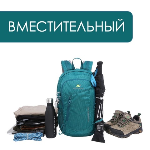 Картинка рюкзак городской Nevo Rhino 5165-NW Lake Blue - 4