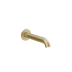 Gessi Origini 66103#727 Настенный излив с длиной под заказ., цвет: Brushed Brass PVD фото