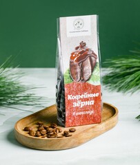 Драже Кофе в шоколаде / пачка / арабика / 100 гр / Солнечная Сибирь