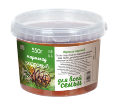 Мармелад Кедровый 550гр./пластиковое ведро/ Сам бы ел