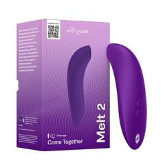 Фиолетовый бесконтактный клиторальный стимулятор We-Vibe Melt 2 - 