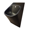 ArtCeram LFO002 17 34 ArtCeram LA FONTANA 2.0 Пиcсуар подвесной 33х31хh620см, с сифоном и крепл., цвет: черный матовый THE.SANIGLAZE