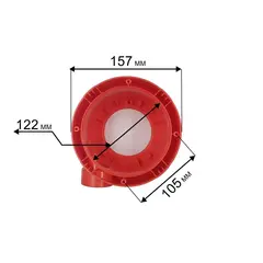 Корпус насоса водяного QUATTRO ELEMENTI D400 Zero (241-802-039)