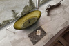 Abber AT9702Vesuvian прозрачная ванна из полиэфирной смолы 180x85x52