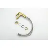 Aquatek AQ1710BG AQ1710BG ЛУГАНО смеситель для раковины 106 без донного клапана, шлиф. золото