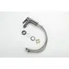 Aquatek AQ1710BGM AQ1710BGM ЛУГАНО смеситель для раковины 106 без донного клапана, оружейная сталь (шлиф. черный хром)