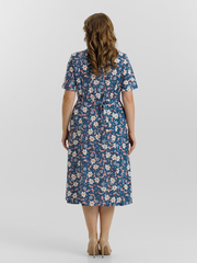 4536 Халат на пуговицах