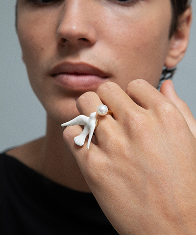 ПРЕДЗАКАЗ Кольцо DOVE PEARL RING