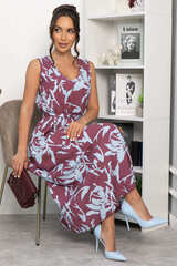 Платье Чарующая красота (бордовое) П13914-25М LT Collection