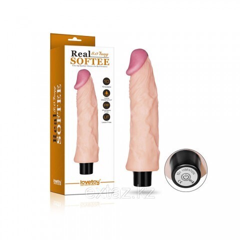 Вибратор серии REAL SOFTEE (21,8 см)