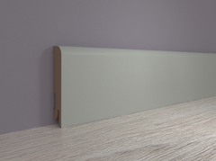 Плинтус МДФ ламинированный Лука Пл 80 МДФ.2400.24062 айс грей 16x80х2400 мм