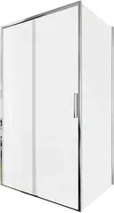 Aquanet AE65-110x80-CT Pleasure Evo ограждение (набор дверь + бок. стекло), хром, 1100х800 мм (324117) фото