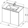 Aquanet 274109 Тумба с раковиной Алвита new 80 подвесная 2 дв. цв.дуб веллингтон белый (274109)