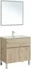Aquanet 273994 Тумба с раковиной Алвита new 80 напольная 1 ящ., 2 дв. цв.дуб веллингтон белый (273994)