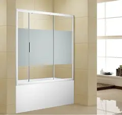 Шторка для ванны Aquanet Practic AE10-B-180H150U-CP, прозрачное стекло фото