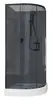 Aquanet 267259 Passion EVO R 90 Душ. кабина 1/4 круга, 900х900 BLACK 4 Набор (267259)