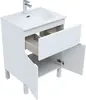 Aquanet 274130 Тумба с раковиной Алвита new 60 напольная 1 ящ., 2 дв. цв.белый матовый (274130)