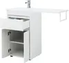 Aquanet 239211 Тумба c раковиной Токио 120 L напольная 1 ящик 2 фасада цвет белый глянец (239211)